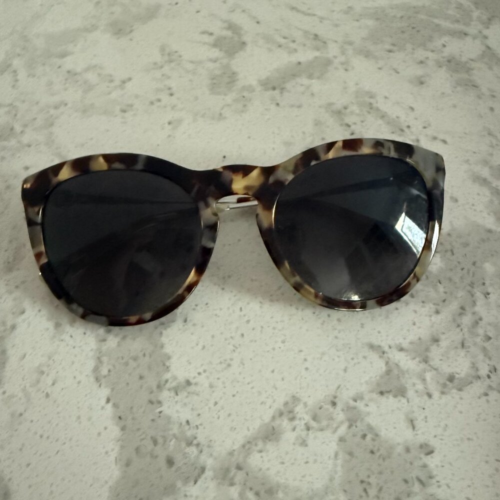 Tory Burch TY7137 1729/T3 Porcini Tortoise Frame Sunglasses w/Polarized Lenses